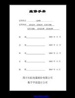 Changhong_ch_LP09_LT4219_LT3718H_LT4619_LT4719H_LT4219P_LT4619P_Maintenance Manual